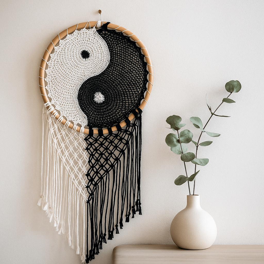 Dreamcatcher Yin Yang 50 cm