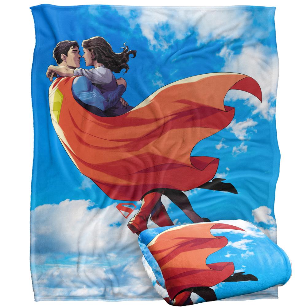 SUPERMAN Silky Cloud Embrace Lois Lane Supersoft Blanket