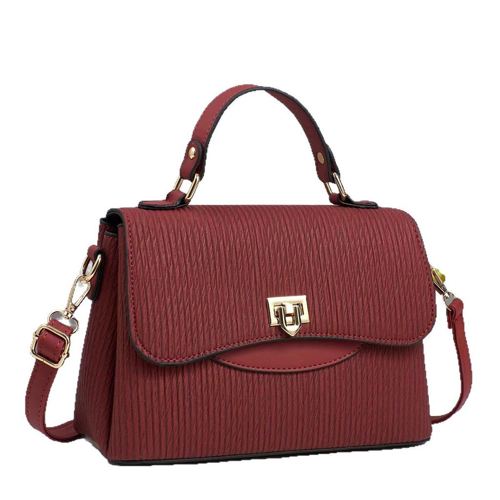 New High Appearance Level Patchwork Macaron Handbag Fashion Trend Elegant Temperament Shoulder Bag All-match Women's Bag