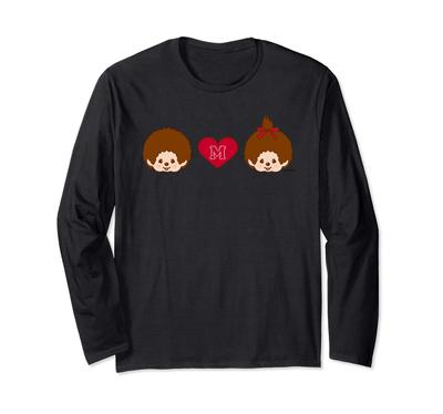 Monchhichi Grafik Langarm T-Shirt