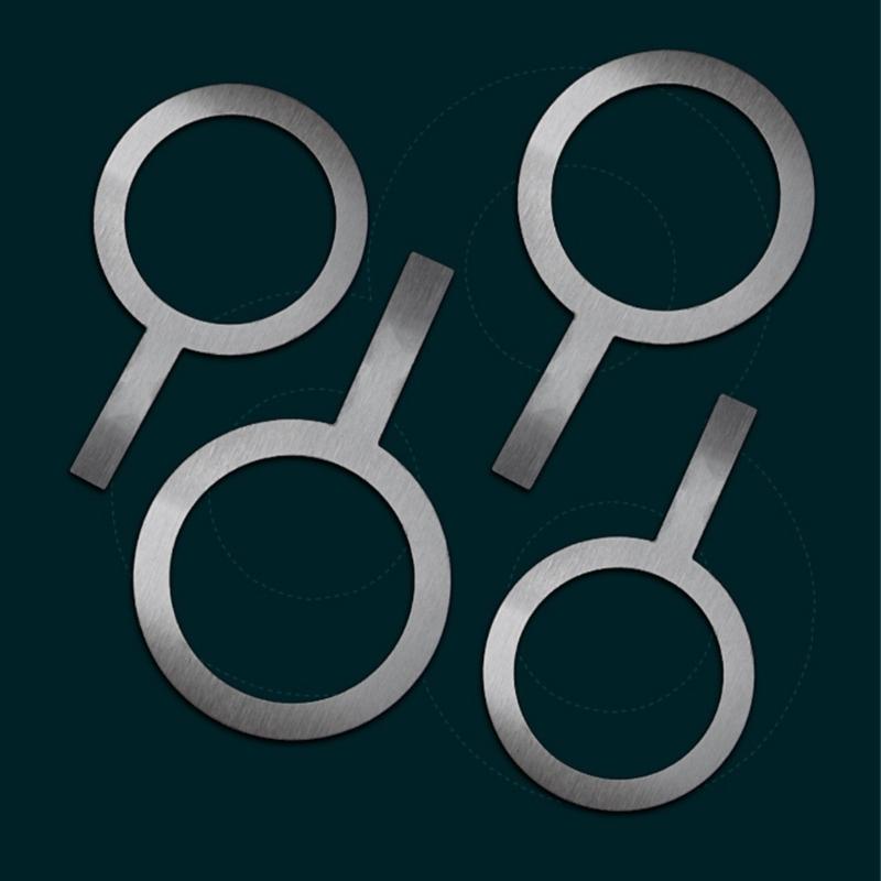 4PCS Stainless Steel Drink Rings Drinkware Rings Cup Rings Multifuntional Use Suitable for Milk Foams Coffee Creation