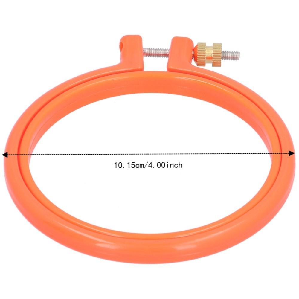 Colorful Embroidery Hoop Plastic Plastic Hoop Durable Cross Stitch Hoop For DIY Art