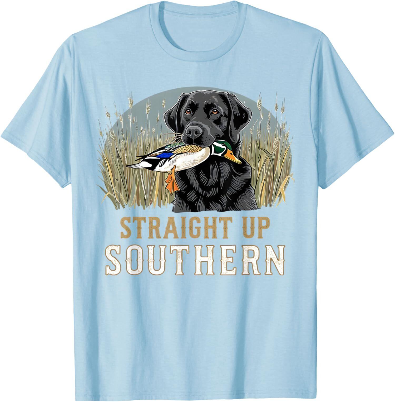 Straight Up Dog Southern Duck Cool Friends Present Unisex T-Shirt S разноцветный