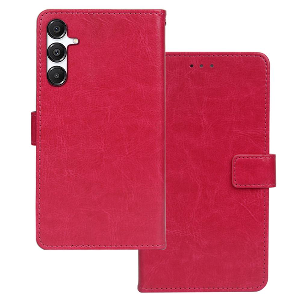 IDEWEI For Samsung Galaxy A26 5G Case Card Slots Holder Leather Phone Cover Crazy Horse Texture
