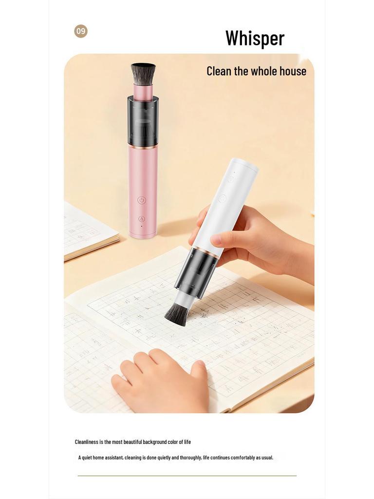 High Suction Portable Wireless Handheld Vacuum Cleaner for Desktop and Car