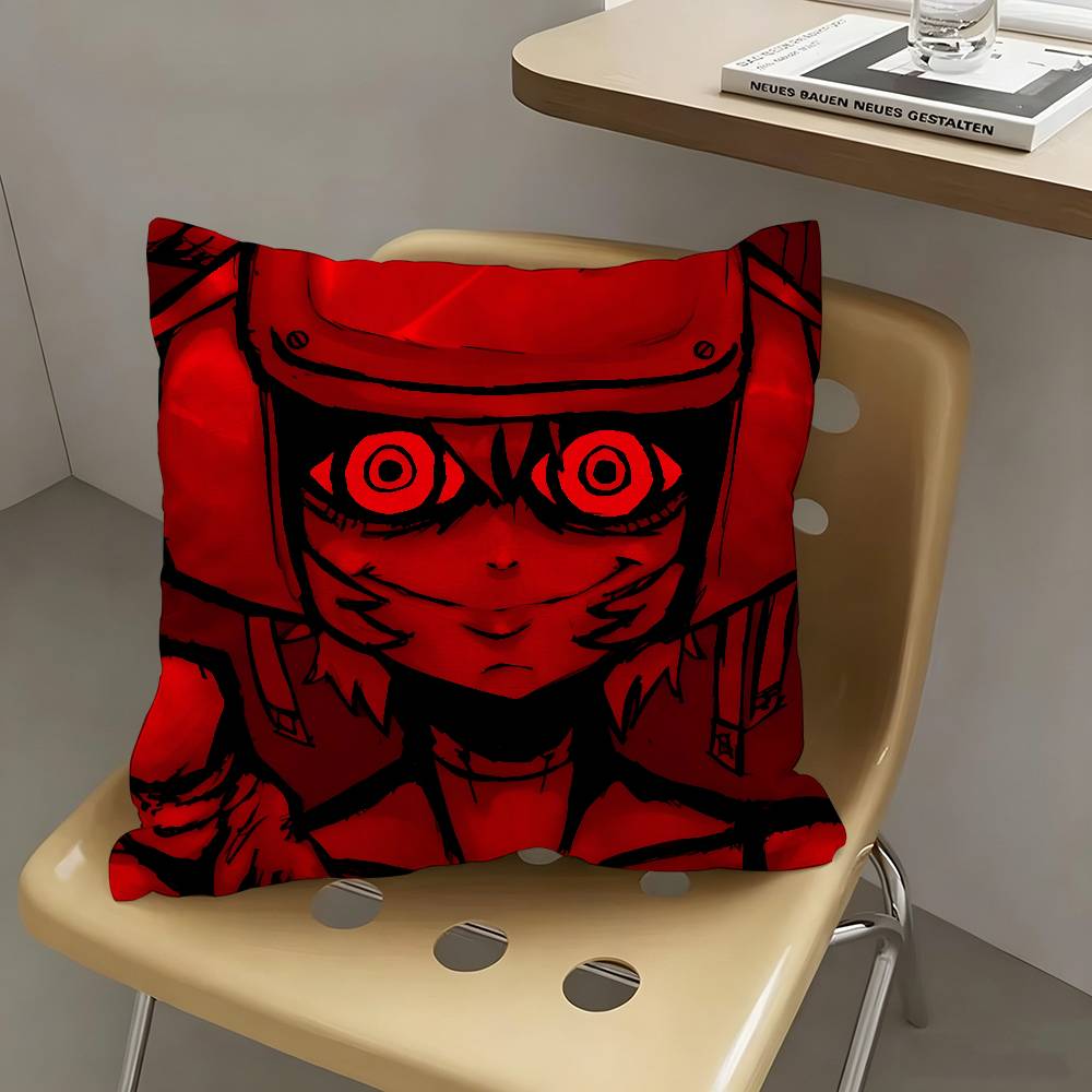 1pc Psychopomp GOLD Anime Pillow Case Fashion Square Pillowcase Bedroom Sofa Room Ins Decoration Leisure