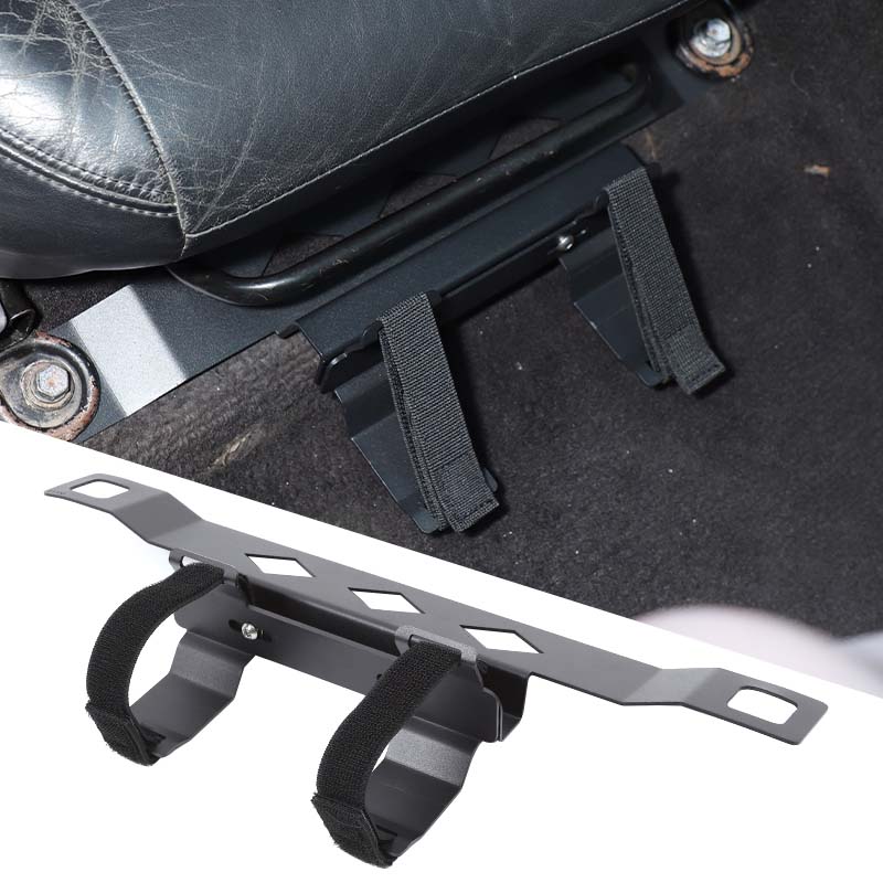 For Toyota Celica 1999-2005 Carbon Steel Car Co-Pilot Seat Under Fire Exting-uisher Storage Bracket Organizer Holder Accessories