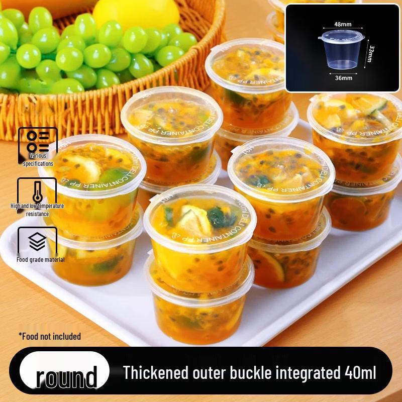 

40ml Disposable Wheat Straw Food Containers (400 Pcs)