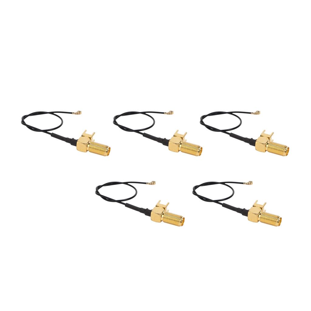 5PCS RF Extension Cable Welded Plate SMA Elbow Cable Antenna Pigtail 50ohms