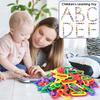 100 Pcs Rainbow C-Clips Plastic Chain Links, Bird Swing & Climbing Chain Cage Toy Clips & Hooks, Suitable for Sugar Glider, Rat