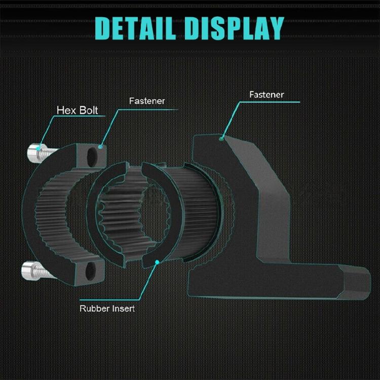 Heavy Duty Heat Resistant Work Light Mounting Brackets Holder Clamp Suitable For Offroads Vehicles Truck Motorcycle 2pcs