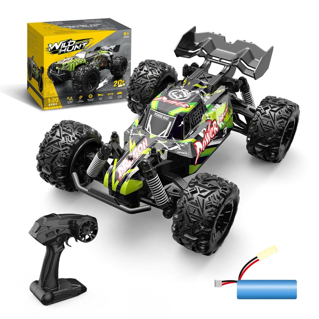 1:20 Two-Wheel Drive Remote Control Climbing Car: High-Speed 2.4G Model RC Toy for Kids