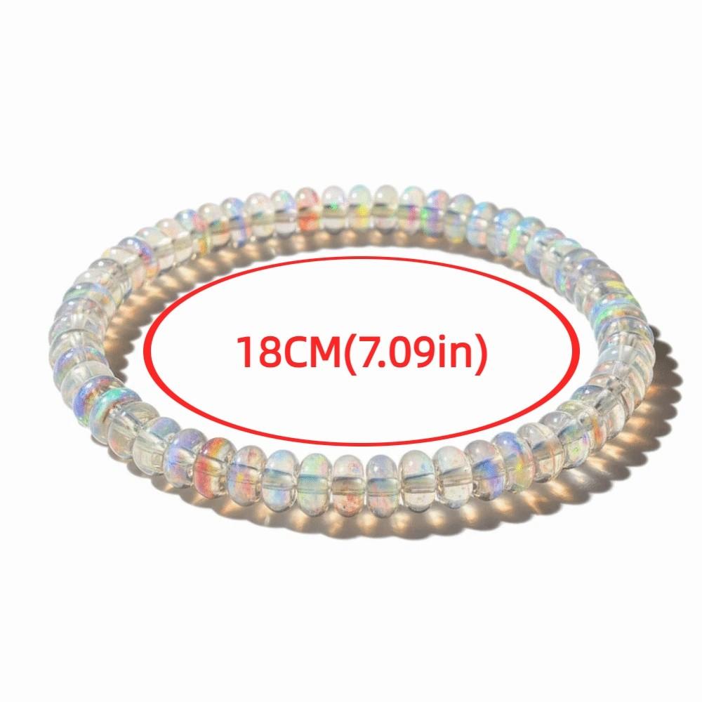 Elastic Cord Laser Crystal Bracelet Elegant Fashion Jewelry Gift Stretchable Bracelet  Women