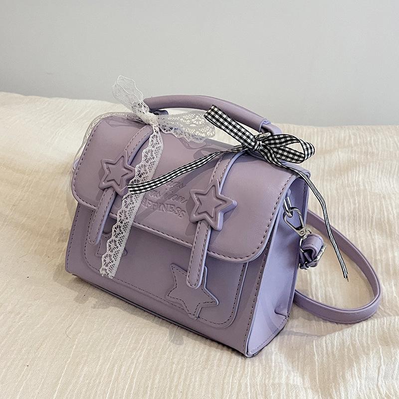 

Повседневный рюкзак для девочек Новая модная ручная сумка через плечо Сумка-мессенджер фиолетовый