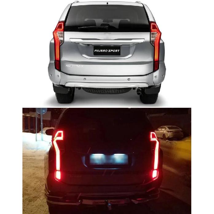 For Mitsubishi Montero Pajero Sport 2016 2017 2018 2019 Multi-function Car LED Rear Fog Lamp Bumper Light Brake Light Reflector