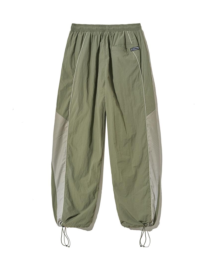 PHYPS MOTORCYCLE Speed Track Solid Nylon Pants Khaki