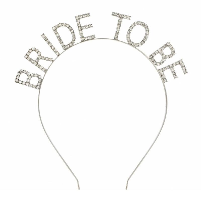 Sparkling Crystal Headpiece Bride to Be Crystal Tiaras for Pageant Proms Hair Jewelry with Elegant Rhinestones