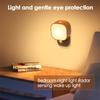 Wireless Charging Bedside Wall Lamps Wood Night Light Portable Creative Magnetic Touch Switch Ntelligent Human Body Wall Lights
