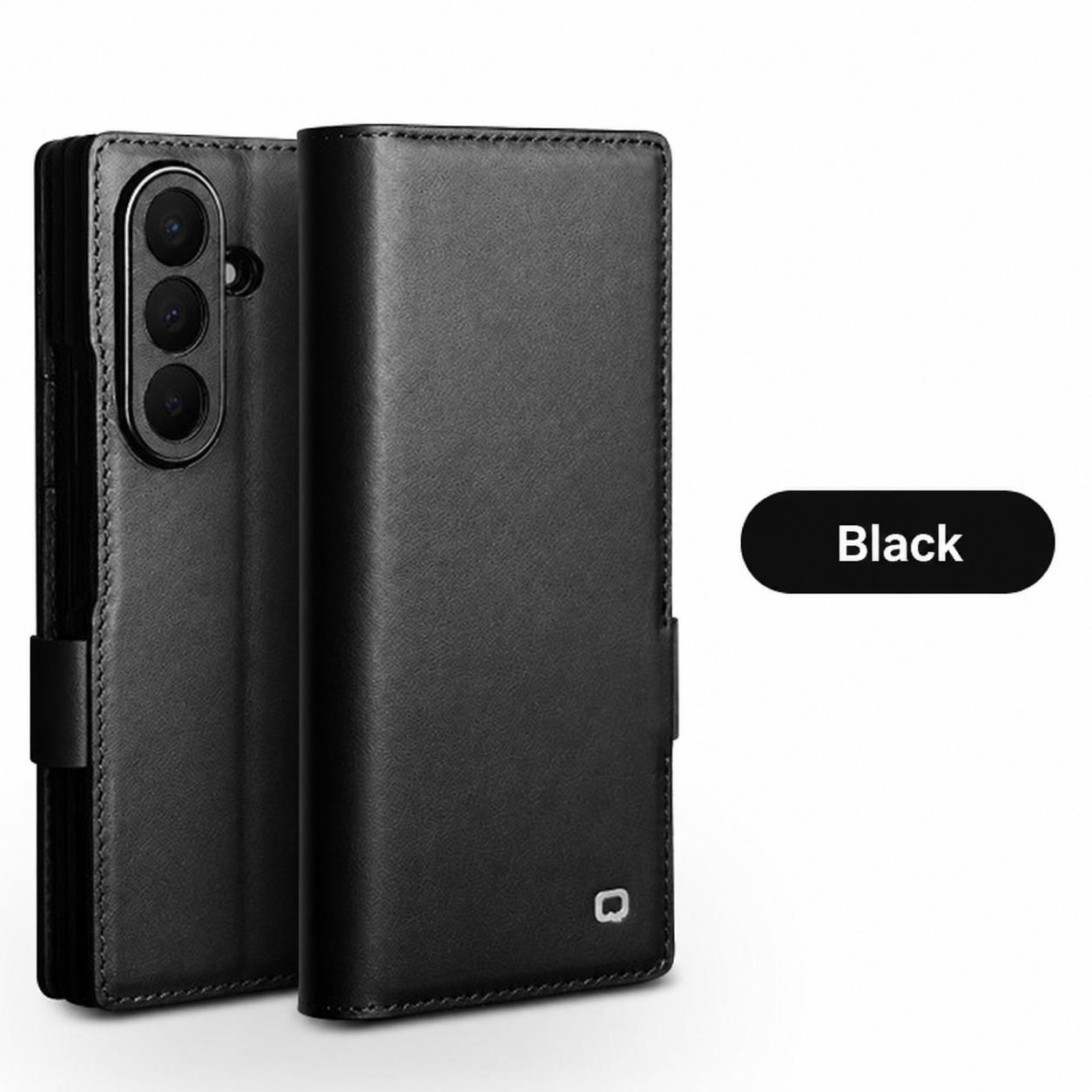 Luxury Genuine Leather Magnetic Folio Case