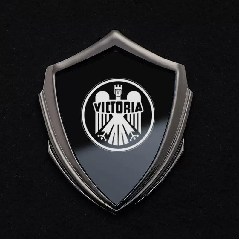 Victoria all-metal sun-resistant and non-fading motorcycle 3D three-dimensional car sticker modified decorative sticker body side logo badge