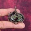 Dragon Bloodstone Pendant Copper Wire Wrapped Pendant Gemstone Handmade Jewelry