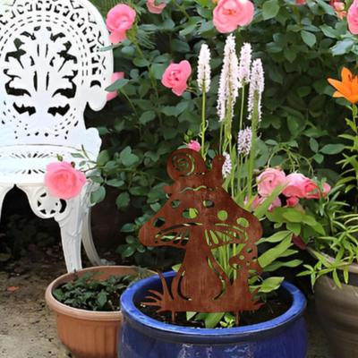 Yard Stake Christmas Decor Lawn Ornament Creative Gift Sign Garden for Courtyard Outdoor