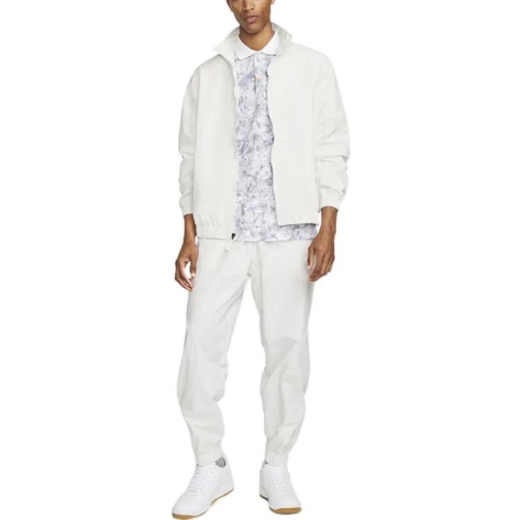 Nike Jackets Men's White Stand Collar Moderate Other (Unisex) Jackets DQ5201 030