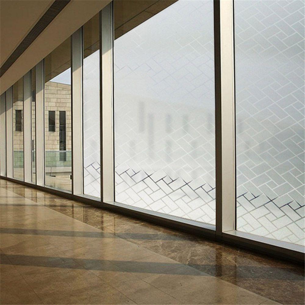 Waterproof Adhesive Privacy Protection Window Stickers Decorative Window Film Glass Cover