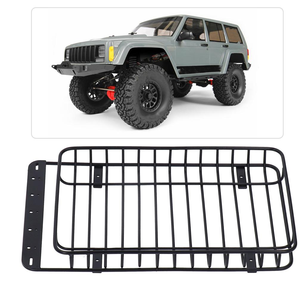 Dachträger Metall Gepäckträger Leichtgewicht Autoteile für Axial SCX10 III TRX?4 1/10 RC-Auto