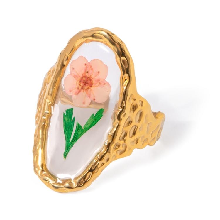 Stylish Floral Open Rings Stylish Flower Finger Rings Ornament Delicate Open Rings Jewelry Charm for Women