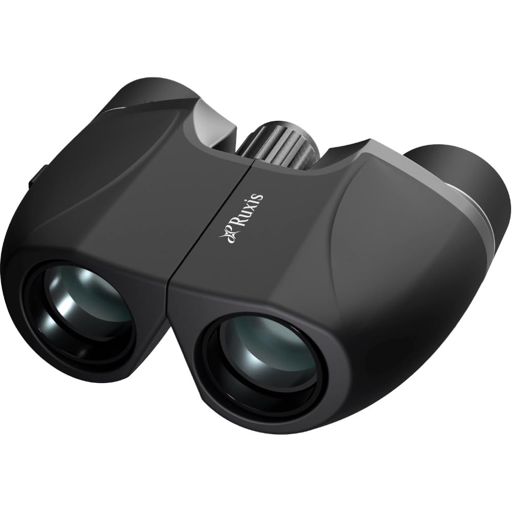 

Ruxis Binoculars 10x Ideal for Live Opera and Japanese Developed by an Ophthalmologist and an Engineering (Black) - Magnification, Performances, чорний