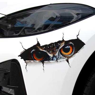 3d Car Stickers Animal Eyes Waterproof Auto Vinyl Decals for Car Bumper Cover Scratches Motorcycle Fuel Tank Funny Decoration