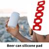 Hållbara halkfria silikonkylskåpsmattor för burkar och flaskor Håller drycker säkert i köket eller baren