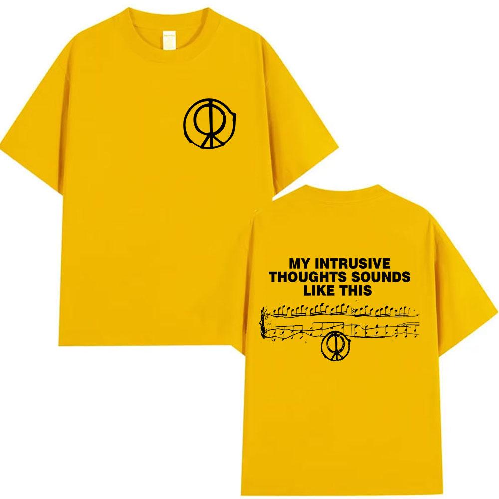 ROSALIA Meine aufdringlichen Gedanken klingen wie Tour 2025 Druck T-Shirt Männer Frauen Popmusik Mode T-Shirt Streetwear