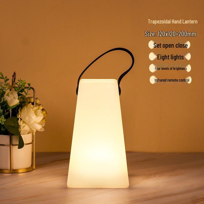 Portable Rechargeable Night Light: Cross-Border E-commerce Camping & Bedroom Table Lamp