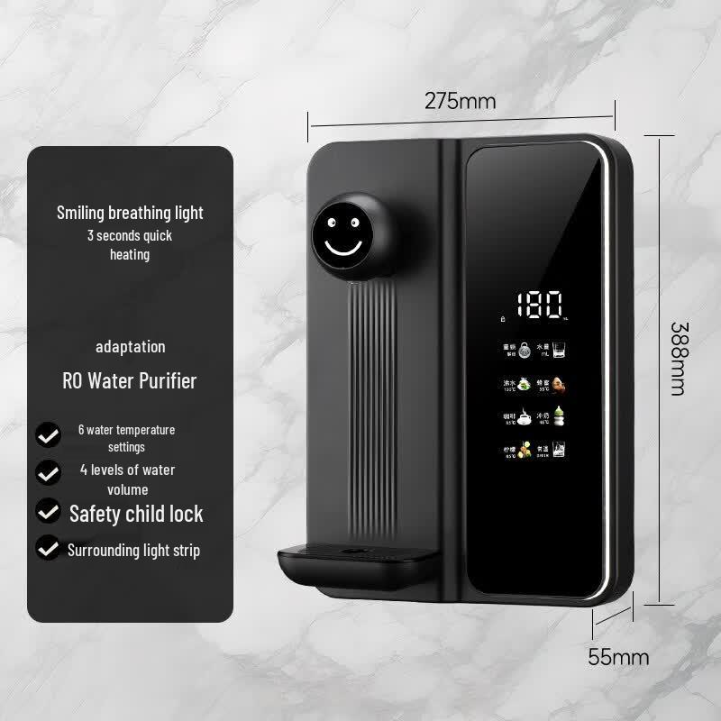 ZISIZ Instant Hot Water Dispenser with 6 Temp & 4 Volume Settings