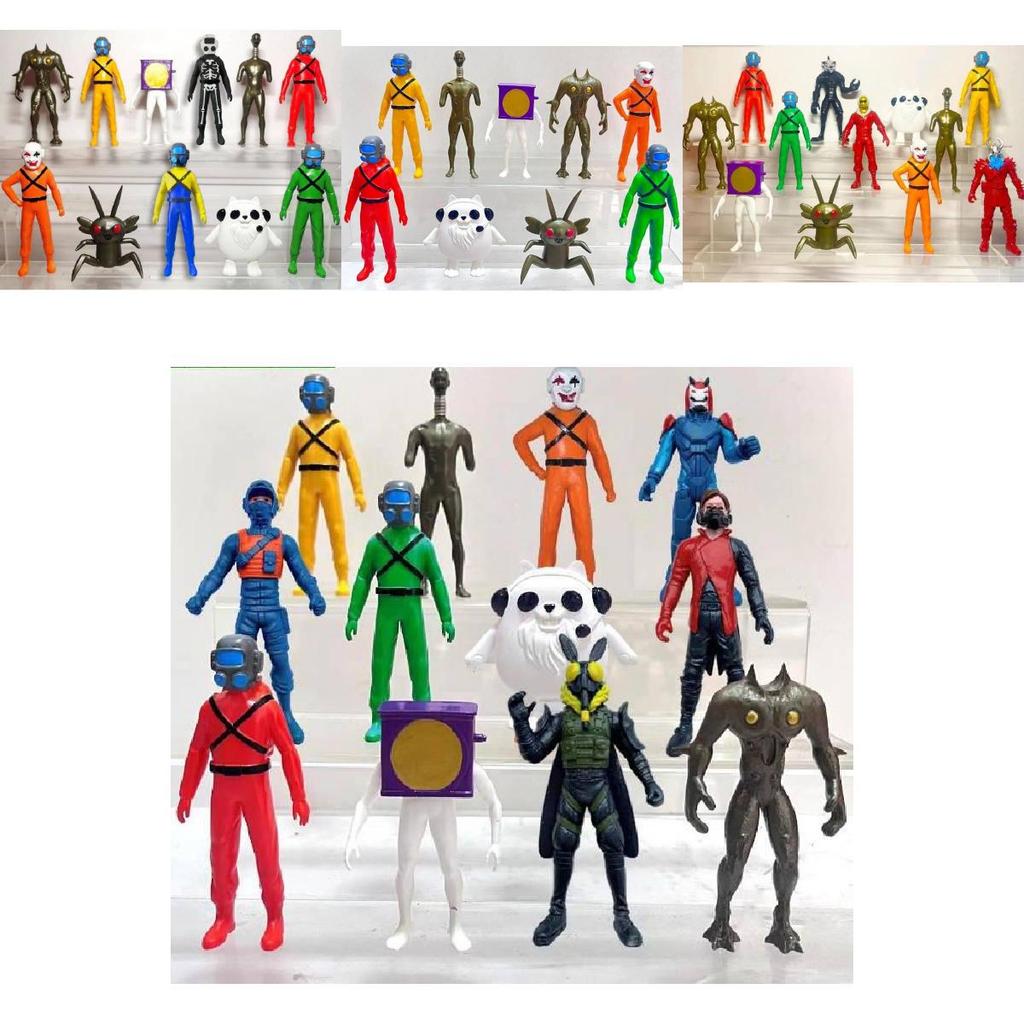 Deadly Company Game Handheld Figure Collection Pvc Material Various Colors 2.5-4.5 Inches