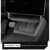 For New Tesla Model Y Juniper 2025 LHD Under-Screen Hidden Storage Box Center Console Organizer Tray Wireless Charging Pad Mat