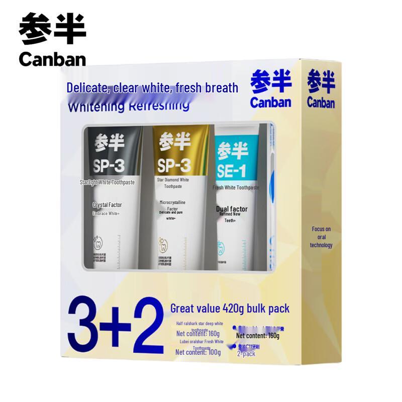 

CanBan Toothpaste & Toothbrush Value Set