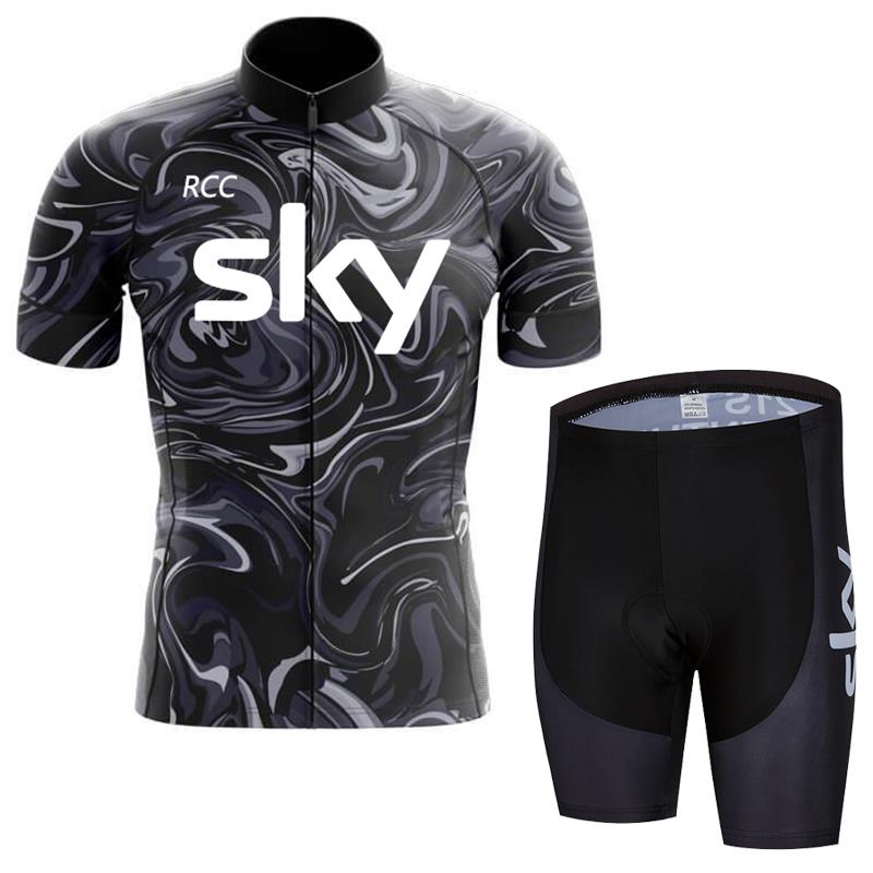 

2026 RCC SKY Cycling Jersey Set Summer Short Sleeve Breathable Bike Cycling Clothing Maillot Ropa Ciclismo Uniform Suit Asian size - 5XL