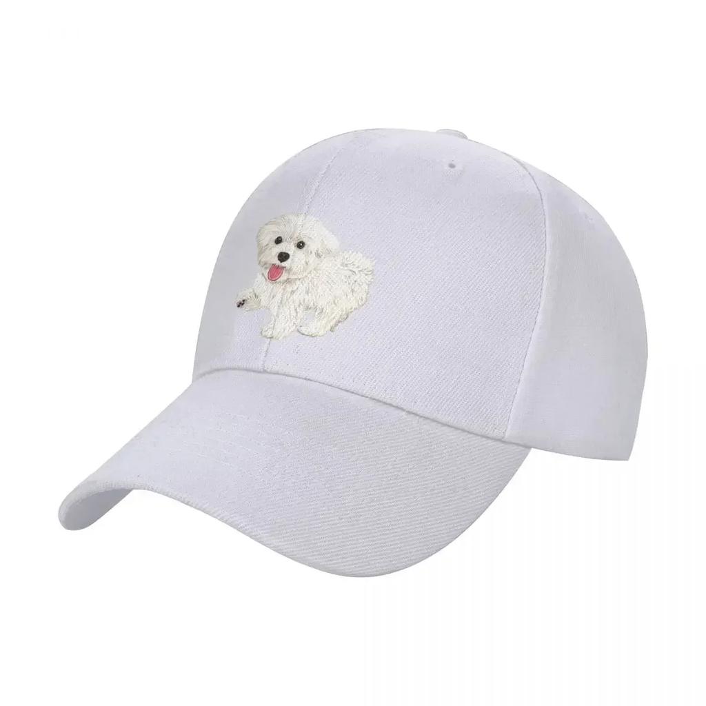 Maru the Maltese Baseball Cap Wild Ball Hat Unique Hats Trucker  For Women Mens