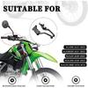 Dirt Bike Clutch Brake Levers,Foldable Dirtbike Handle Lever for KLX300 KLX300SM 21-23/KLX230 KLX230R 20-23/KLX250 08-16 18 - Black