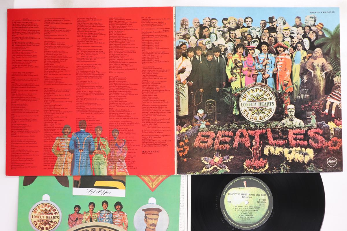 

LP Пластинка BEATLES - Sgt. Клуб одиноких сердец Пеппера Ba EAS80558 APPLE 1976 Япония Рок Б/У
