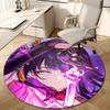 1pc Genshin Impact Beelzebul1 Design Printed Area Round Carpet for Bedroom Living Room Home Decor Rugs Mat Non Slip Mat Rug for Bedside