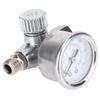 1/4in Spray Guns Air Pressure Regulator Pressure Regulating Adjusting Valve Gauge