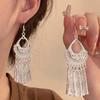 Exotic high-end sense niche new Chinese-style ethnic feng shui drop ear hook retro fashion design personalized ear jewelry