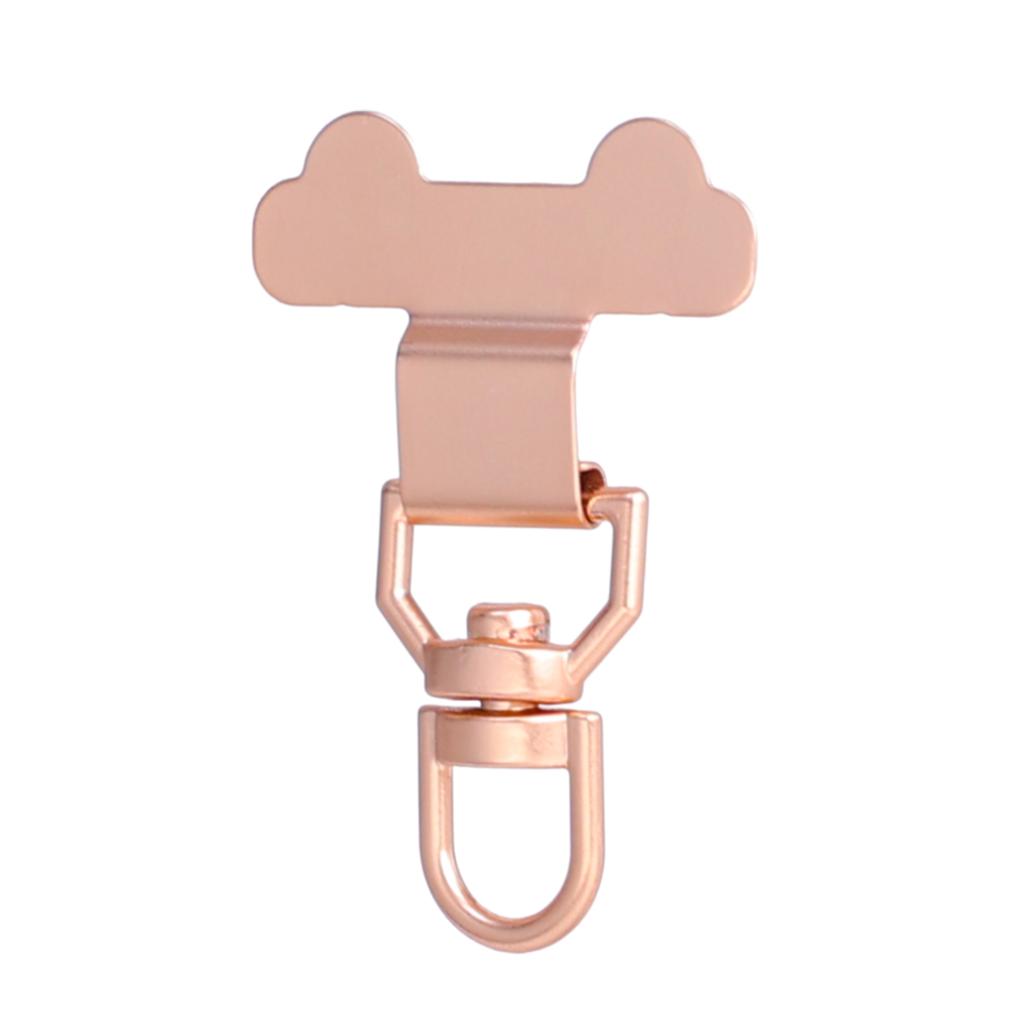 1-4pcs 360° New Stainless Steel Tab Phone Tether Portable Connecting Hanging Piece Lanyard Mobile Phone Case Clip Back Gaskets