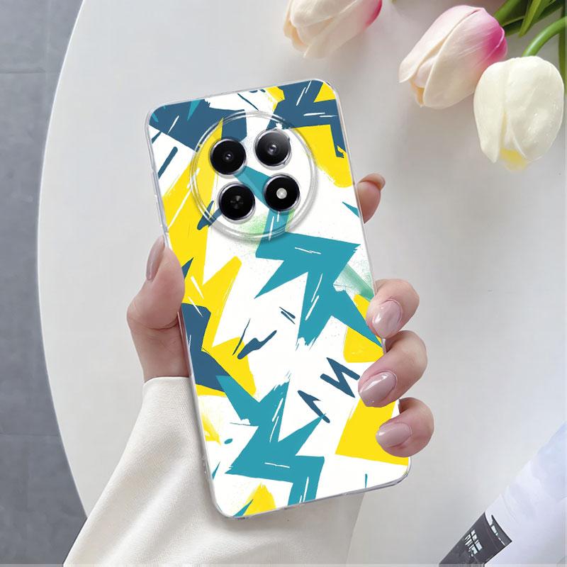 For Realme 12 13 12X 5G / 12 13 Pro Plus Case Luxury Phone Case For Realme13 13 Pro Plus 5G Clear Soft Silicone Protective Cover