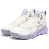 361 Burning Fight 3.0 Basketball Shoes Men's Low Top Feather White/Rosemary Purple 572331110-1