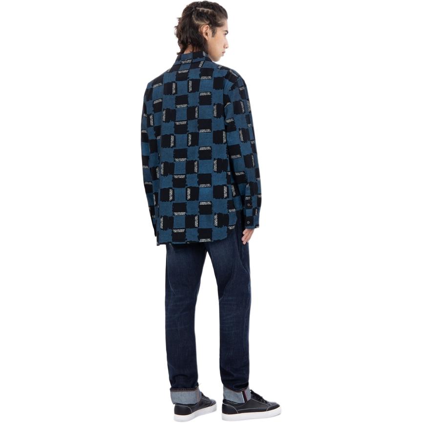 Evisu Aw22 Checkerboard Long Sleeve Shirt Men Shirts Multicolor 2EAHTM2SL157RXDN